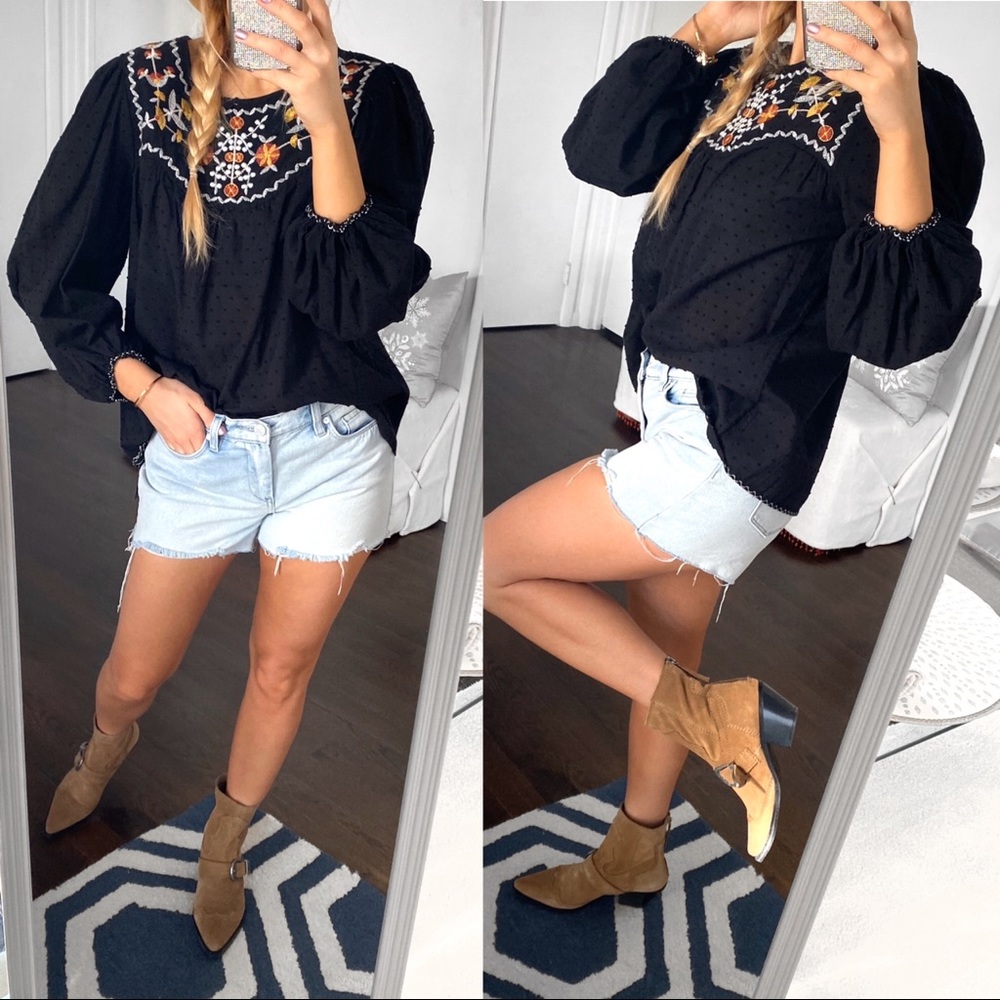 ๐ BLANK NYC THE ESSEX CLASSIC CUT-OFF LIGHT DENIM DISTRESSED JEAN SHORT! - Picture 15 of 15